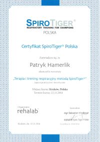 <img src="7.jpg" alt="certyfikat Patryk Hamerlik terapia i trening respiracyjny metodą spirotiger" />